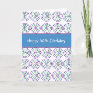 Joyeux 30e anniversaire ! Carte