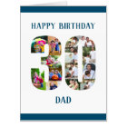 Joyeux 30e anniversaire Papa Big 30 photo Collage