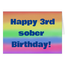 Joyeux 3e anniversaire sobre