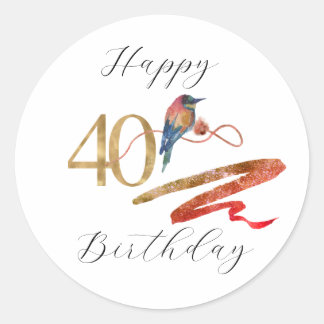 Joyeux 40ème Anniversaire Sticker