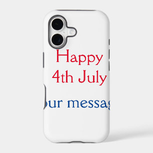 Joyeux 4 juillet jour de l'indépendance ajoutez no