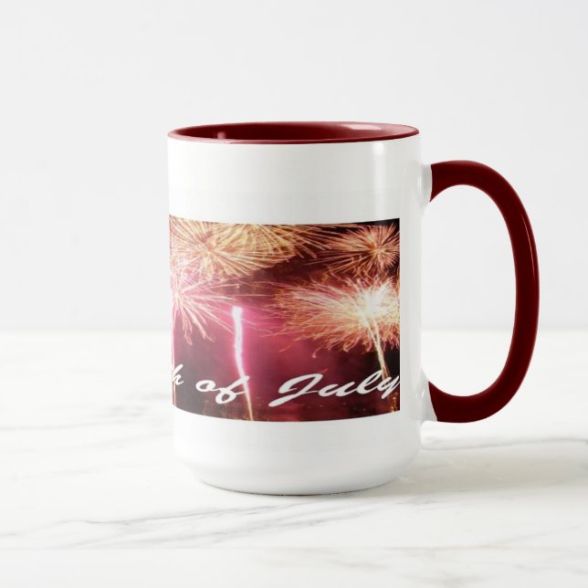Joyeux 4 juillet Mug (Droite)