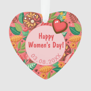Joyeux 8 mars Fête des Femmes Fête du Donut Person