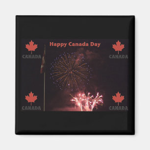Joyeux aimant de la fête du Canada