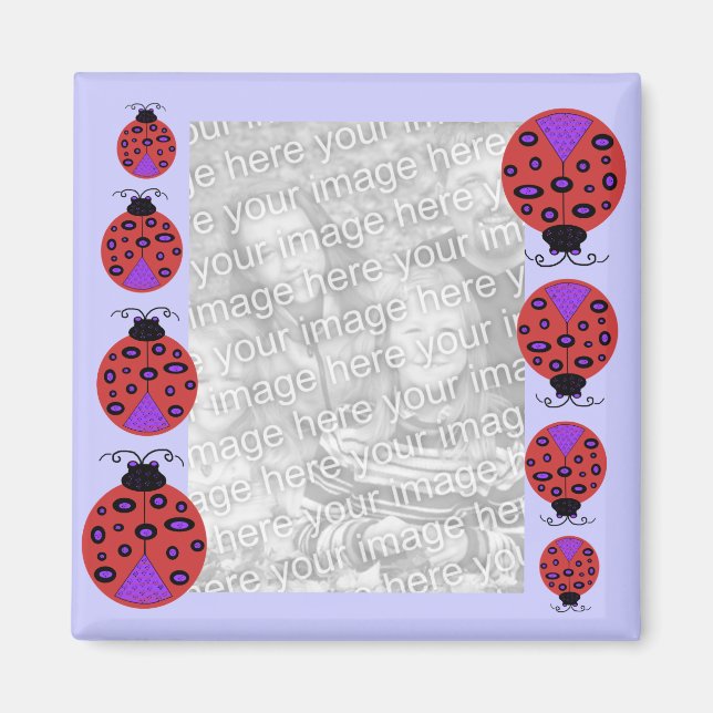 Joyeux aimant modèle Ladybug (Devant)