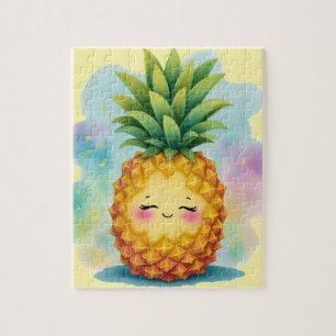 Joyeux ananas Tropical Jigsaw Puzzle