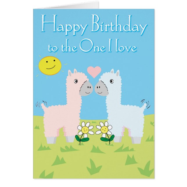 Joyeux anniversaire à l'un amour d'I - (Devant)