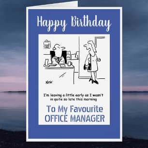 Joyeux anniversaire à mon directeur de bureau