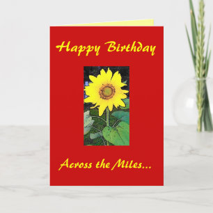 Joyeux anniversaire ! À travers la carte de voeux