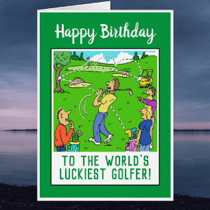 Joyeux Anniversaire à un Golfeur Drôle