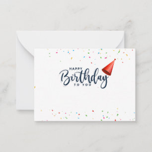 Joyeux Anniversaire À Vous Carte Cadeau Enclôture