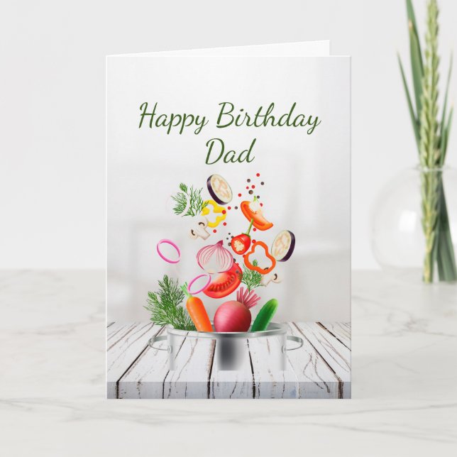 Joyeux Anniversaire Amour & Apprécier Papa Carte P (Devant)