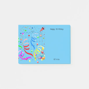 Joyeux anniversaire août 2022 Post-it Notes