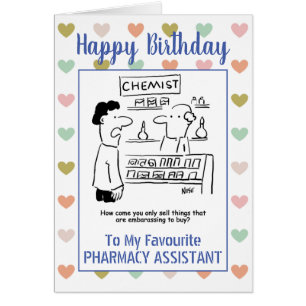 Joyeux Anniversaire Assistant en pharmacie
