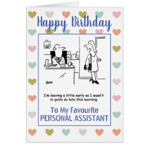 Joyeux Anniversaire Assistant Personnel