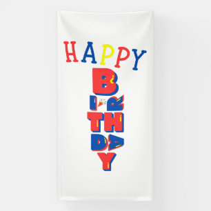 Joyeux Anniversaire Bannière Vinyl 4x8 Remix de Co