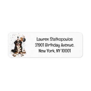 Joyeux anniversaire Bernese Mountain Dog