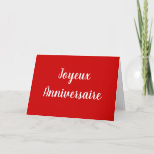***Joyeux Anniversaire*** BIRTHDAY OR ANNIVERSARY Card