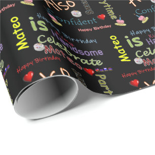 Joyeux Anniversaire Cadeau Papier Mateo