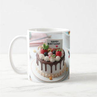 Joyeux Anniversaire Café Mug "Anniversaire Cheers/