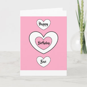 Joyeux anniversaire Carte Bae par dalDesignNZ