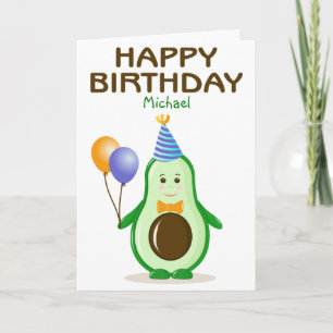 Joyeux Anniversaire, Carte d'Anniversaire Vegan Pe