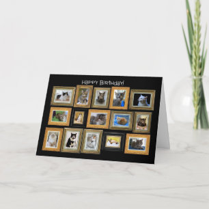 Joyeux Anniversaire, Carte de Galerie de Portrait