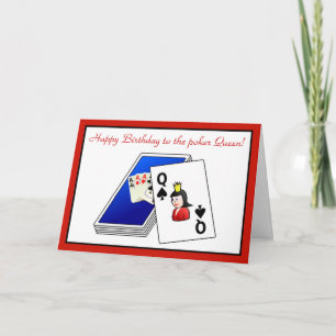 Joyeux Anniversaire carte de pont jouer cartes pok