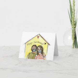 Joyeux anniversaire | Carte de quarantaine COVID-1