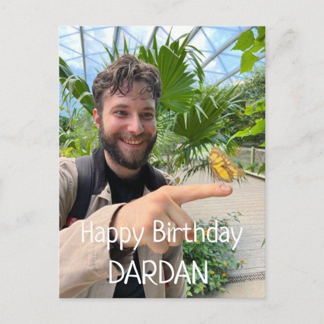Joyeux anniversaire Carte photo personnalisé (Devant)
