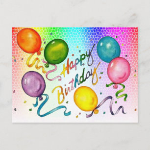 Joyeux anniversaire - Carte postale