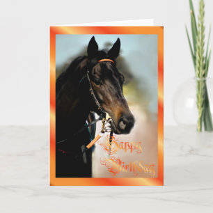 Joyeux Anniversaire Cheval Carte Anniversaire Chev