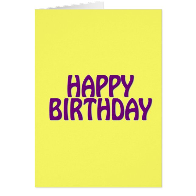 Joyeux anniversaire coloré (Devant)