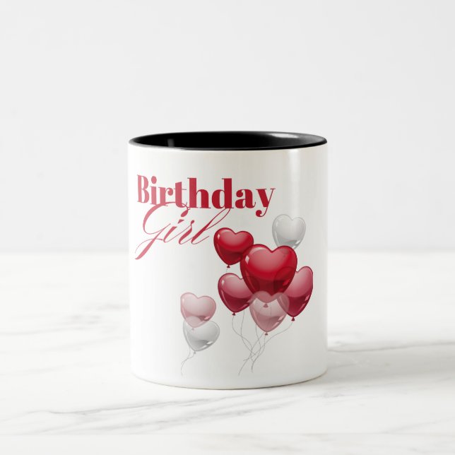 Joyeux anniversaire conception de la Mug fille (Centre)