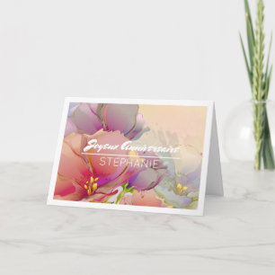 Joyeux Anniversaire Custom Name Birthday Cards