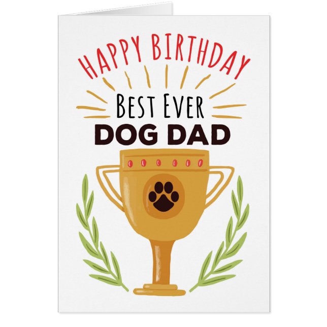 Joyeux anniversaire de chien - le meilleur jamais (Devant)