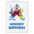 Joyeux anniversaire de hockey gardien de but aquar