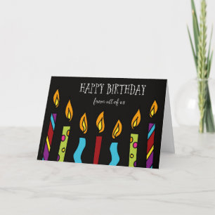 Joyeux anniversaire de la carte All Us