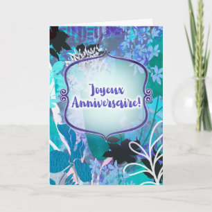 Joyeux Anniversaire de Mariage - French Card