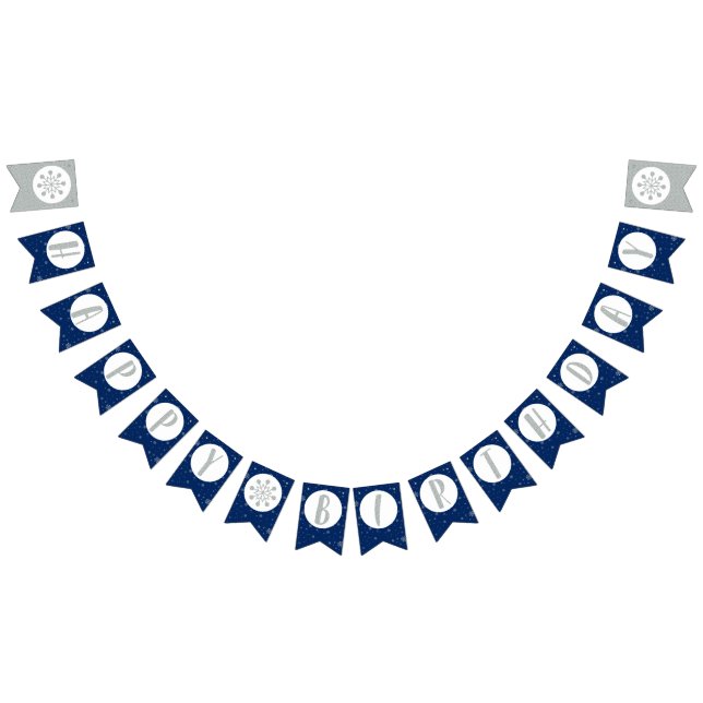 Joyeux Anniversaire Drapeaux de Bunting - Joyeux A (Tout)