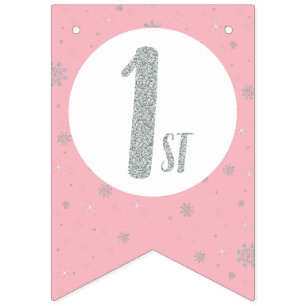 Joyeux Anniversaire Drapeaux - Fille Anniversaire