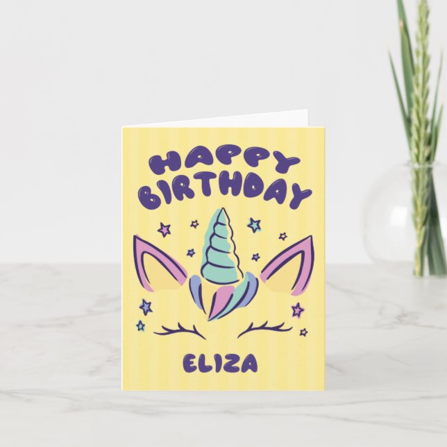 Joyeux anniversaire Eliza | Carte d'anniversaire d (Devant)