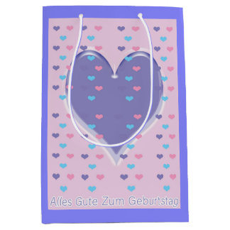 Joyeux anniversaire en Sac cadeau allemand