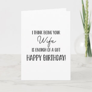 Joyeux anniversaire femme.... carte drôle