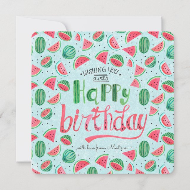 Joyeux anniversaire fleurs florales | Carte de voe (Devant)