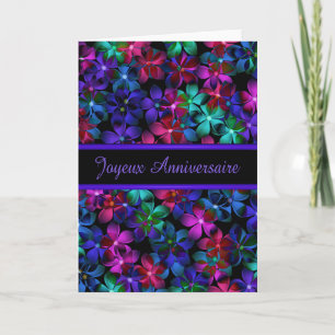 Joyeux Anniversaire French Birthday by Valxart Card