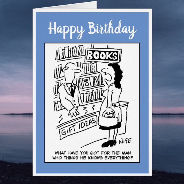 Joyeux Anniversaire Funny Librairie Livre Boutique (Créateur téléchargé)