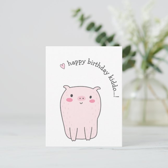 Joyeux Anniversaire Gamin...! Carte d'anniversaire (Debout devant)