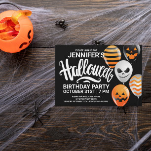 Joyeux anniversaire Halloween   Invitation à la fê