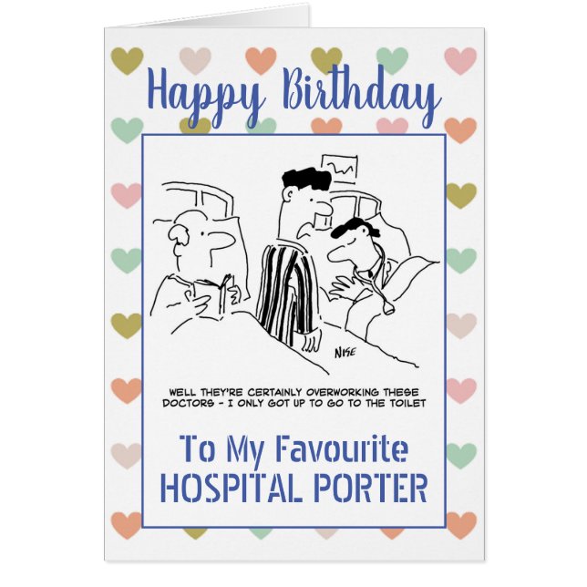 Joyeux anniversaire Hôpital Porter (Devant)